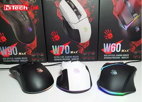 Обзор игровых мышек Bloody W60, W70 и W90 от A4Tech: выбор есть всегда