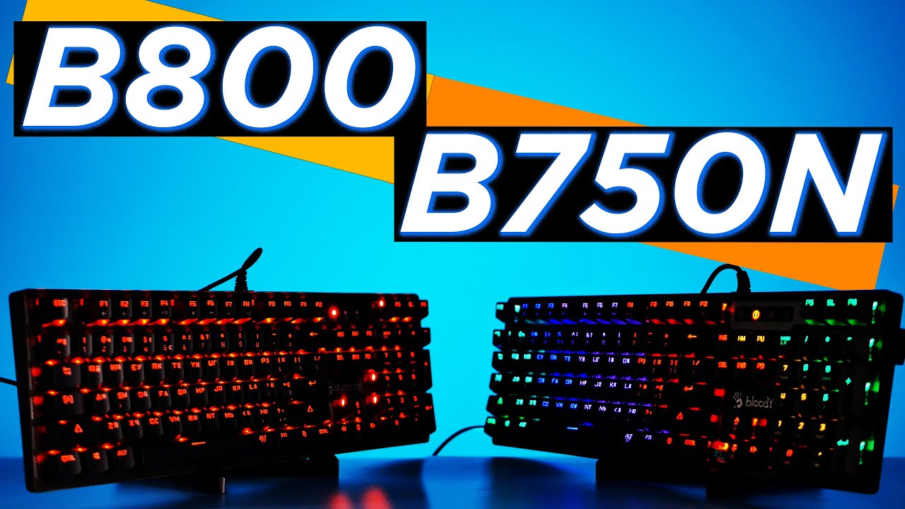 Огляд клавіатур Bloody B750N і Bloody B800: Індустріальний дует