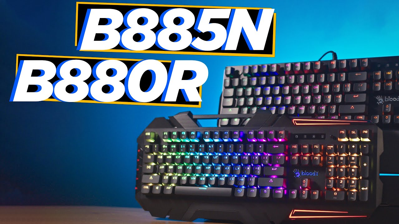 Огляд клавіатур Bloody B885N і Bloody B880R: Оптична механіка, дубль 2