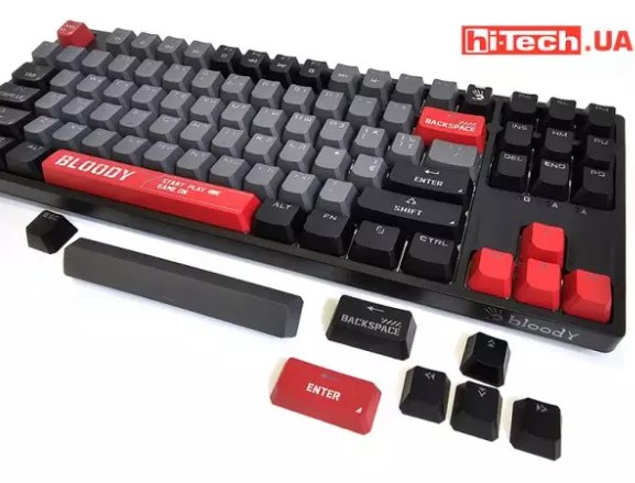 A4Tech Bloody клавіатура тест Огляд TKL-клавіатури Bloody S87: прозорий натяк