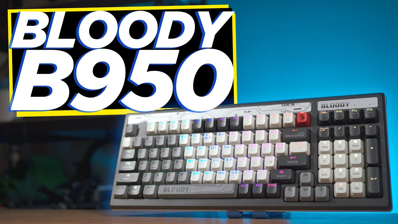 Огляд ігрової клавіатури A4Tech Bloody B950 RGB Warrior Grey